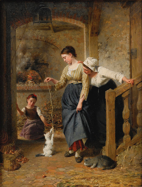 Playing With Kittens 1872