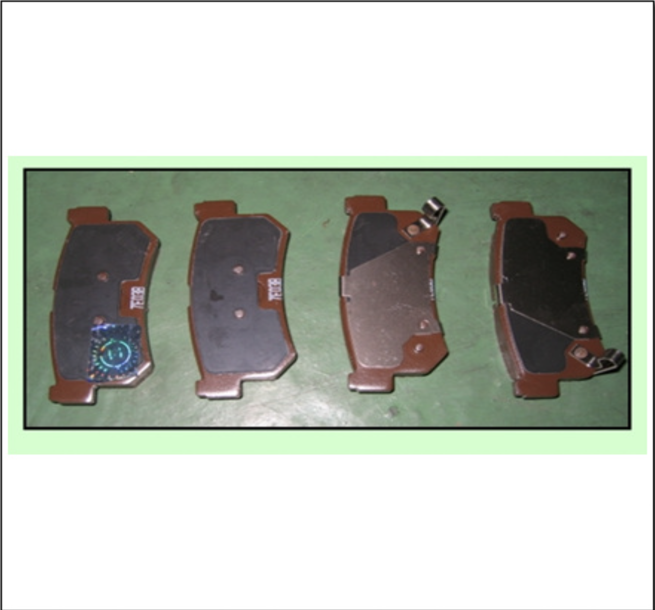 Brake Pad Set უკანა ხუნდი (კალოტკა)