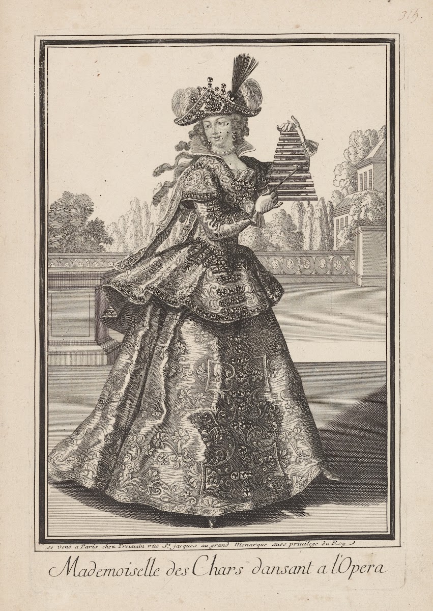 Mademoiselle des Chars dansant a lOpera 1600 1700