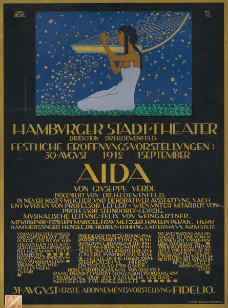 Hamburger Stadttheater Aida Von Giuseppe Verdi 1912