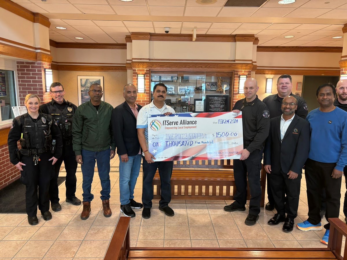 ITServe Chicago Chapter Fire Police Department Donation Drive