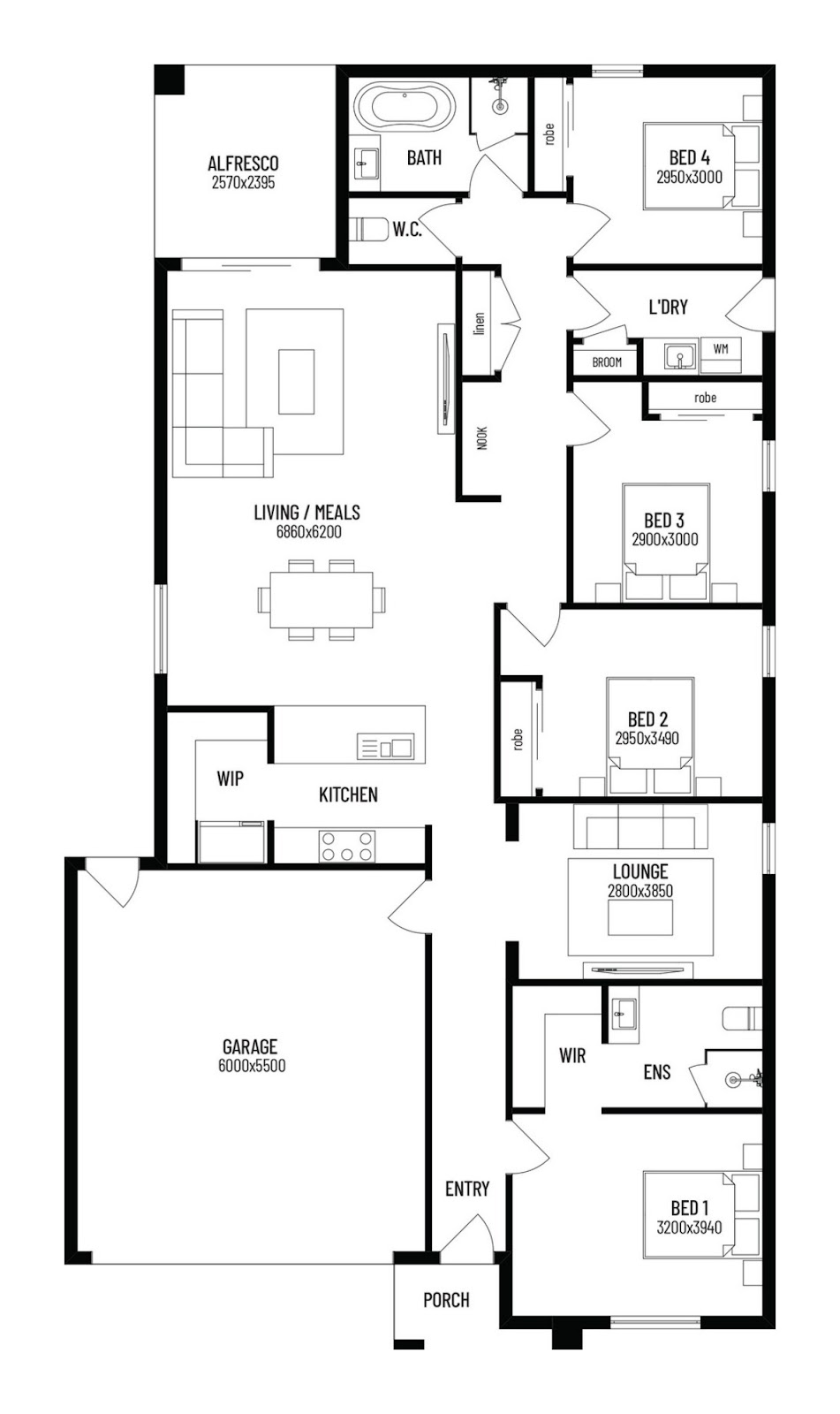 House and Land Investment Property in Winter Valley, VIC (3.8% Yield) | Aus Investment Properties - Floor Plan 1