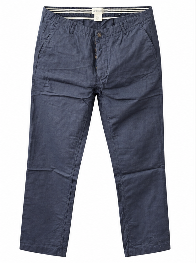 Barbati - Pantaloni bărbați H&M albastru închis, mărimea XL