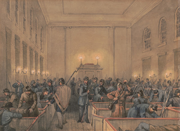 Sketches with Co B 8th Reg Pa Ma under the officers of the Old Southwark Gaurd i