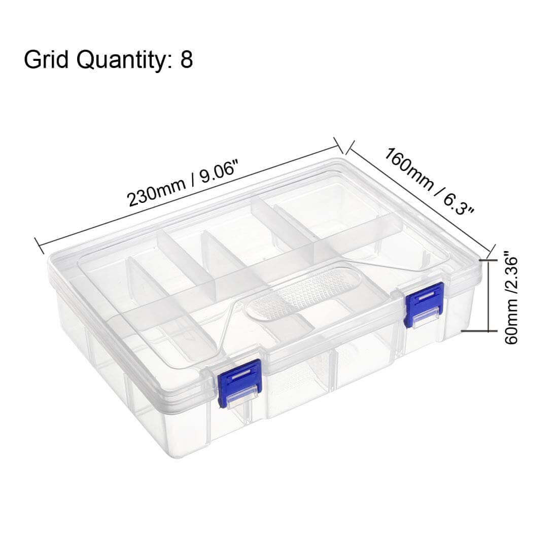 Clear Components Box Double Layer