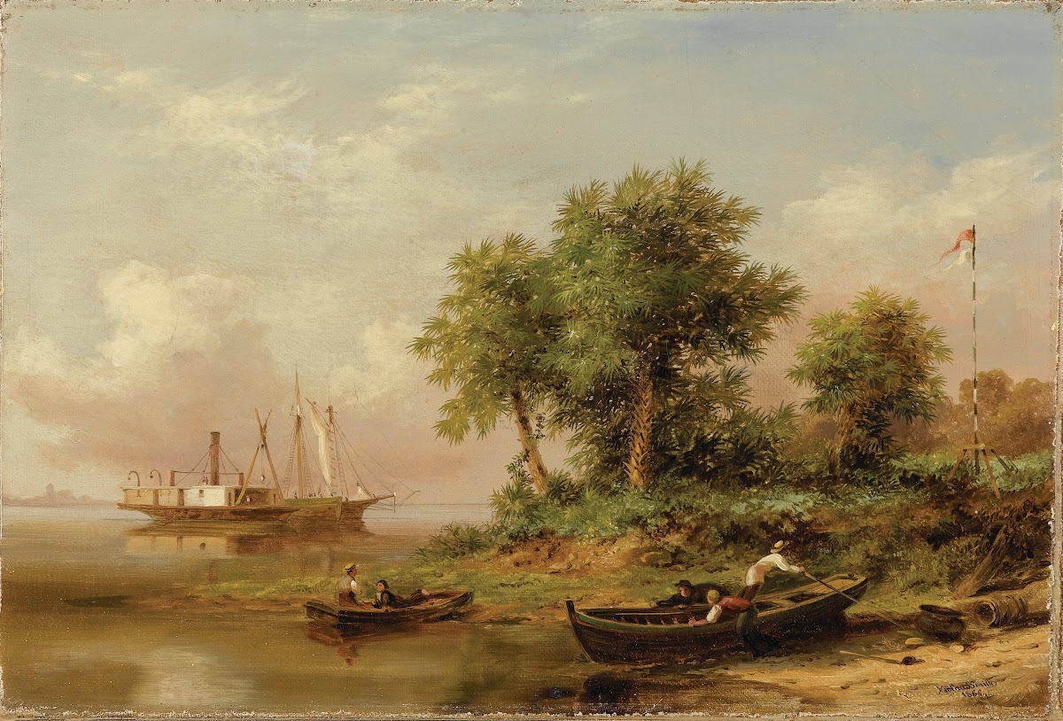 Palmettos At Port Royal 1866