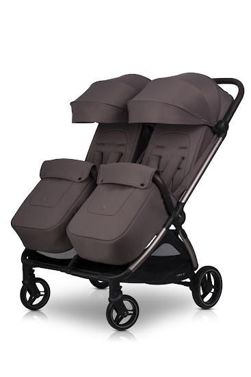 Stroller for twins Cavoe Deux Chocolate