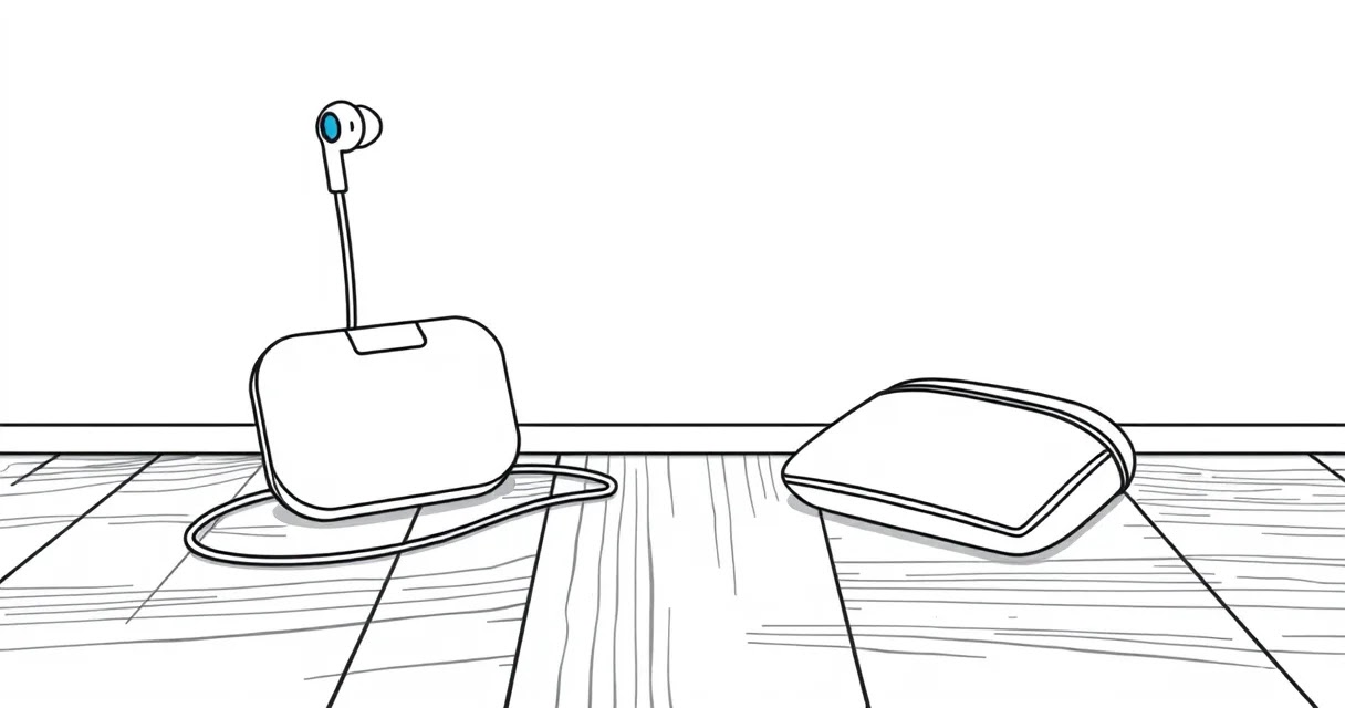 BLAUPUNKT 이어폰 휴대용 파우치와 이어폰 이미지