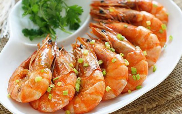 Tôm Rim Tỏi Mặn
