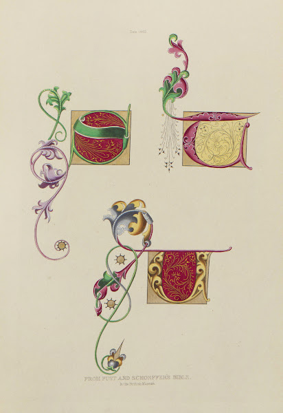 Alphabets  numerals and devices of the middle ages Pl16 1845
