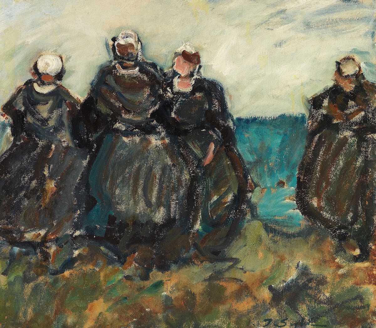 Bretonische Bäuerinnen 1912