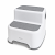 Дитяча підніжка Twins Well Dove Step white/grey