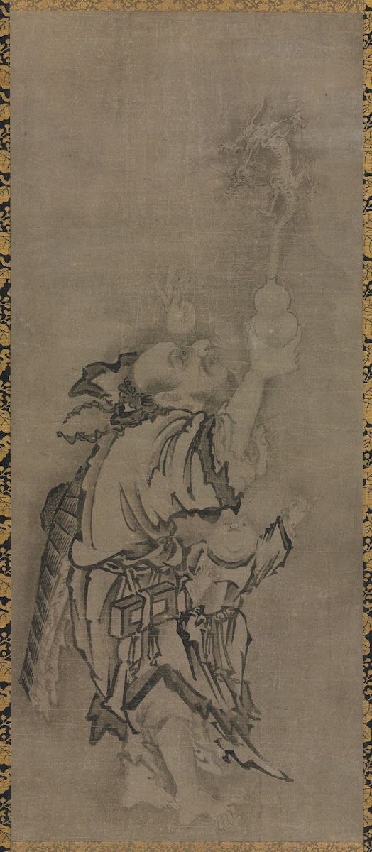 Immortal with Gourd and Dragon late 1600s early 1700s