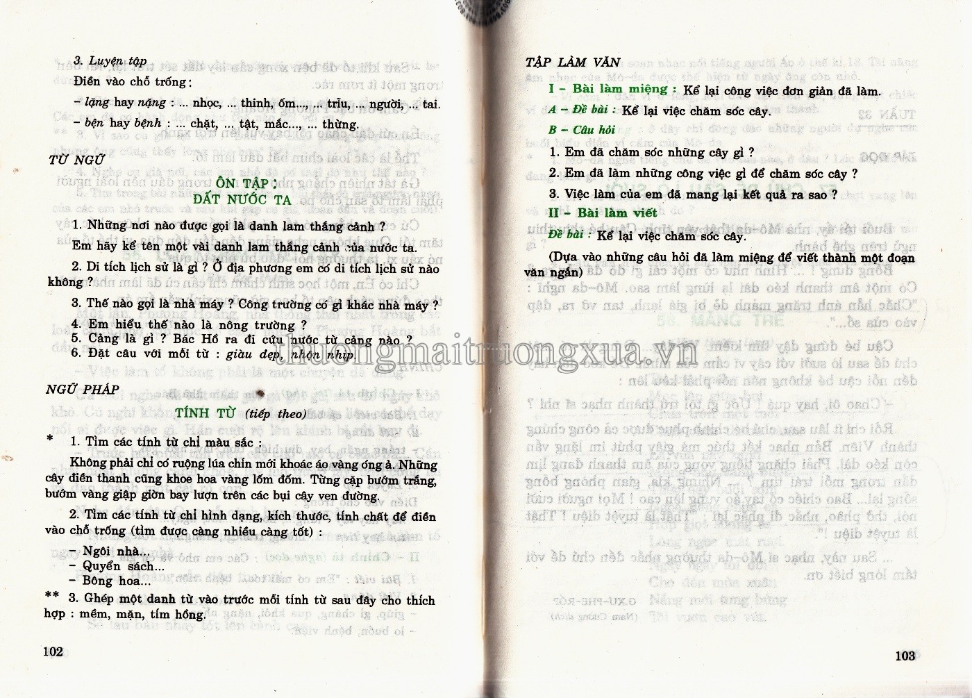 Tiếng Việt 3 (tập 2 2002) - Trang 52