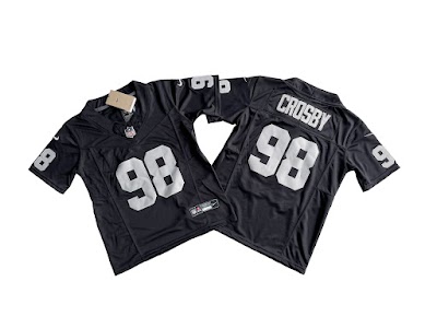 Las Vegas Raiders 98# Maxx Crosby Nike Youth Vapor F.U.S.E. Limited Jersey.jpeg
