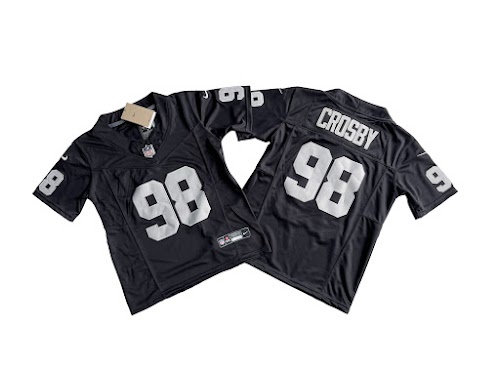 Las Vegas Raiders 98# Maxx Crosby Nike Youth Vapor F.U.S.E. Limited Jersey.jpeg