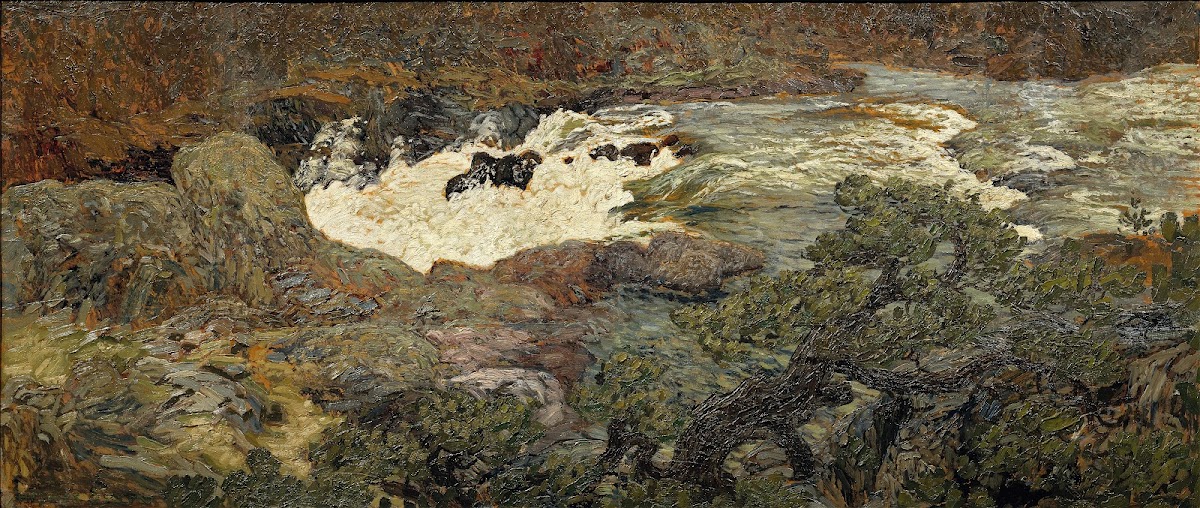 Waterfall Porjus 1915