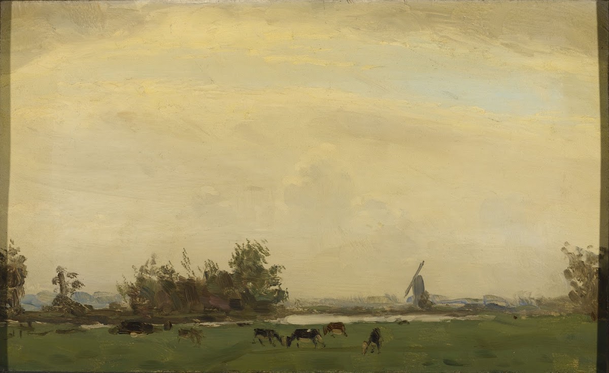 Meadow Landscape on the Spaarne 1890   1919