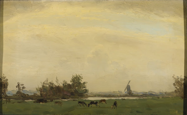 Meadow Landscape on the Spaarne 1890   1919