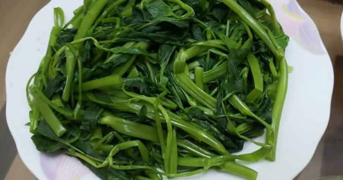 Rau muống luộc