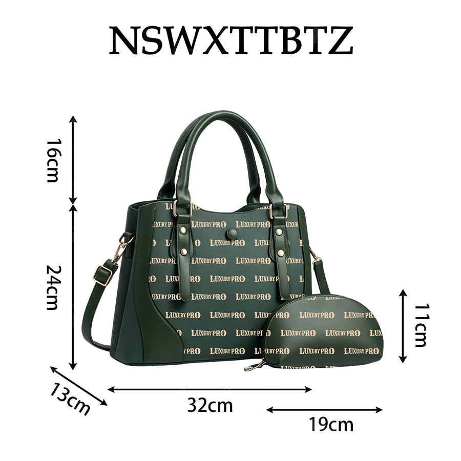 Women's Curved Tote Bag Set