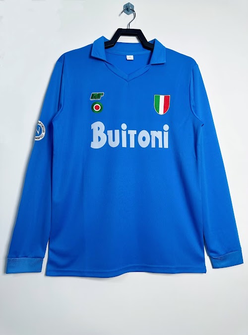 Camiseta local del Nápoles 1987-88 de manga larga.jpeg