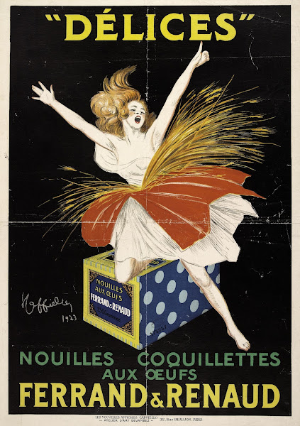 Délices Nouilles coquillettes aux oeufs Ferrand et Renaud 1923