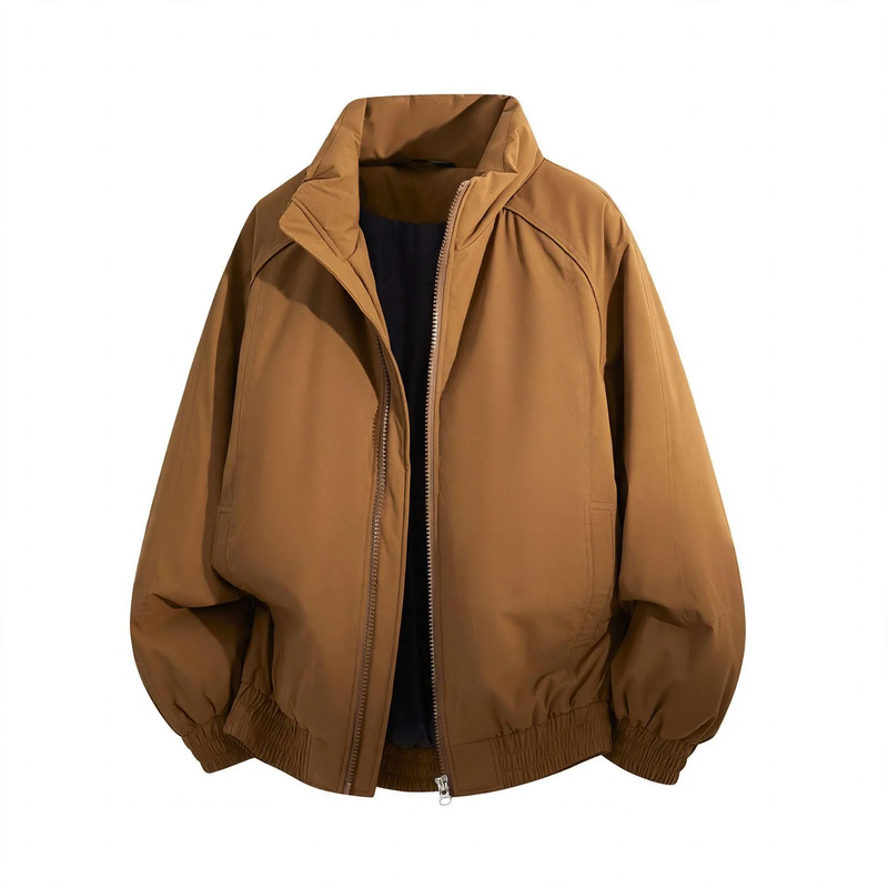 Insulated men's winter jacket, warm, casual style