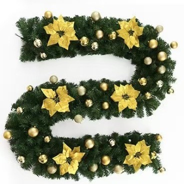 Christmas decorative wreath with lighting