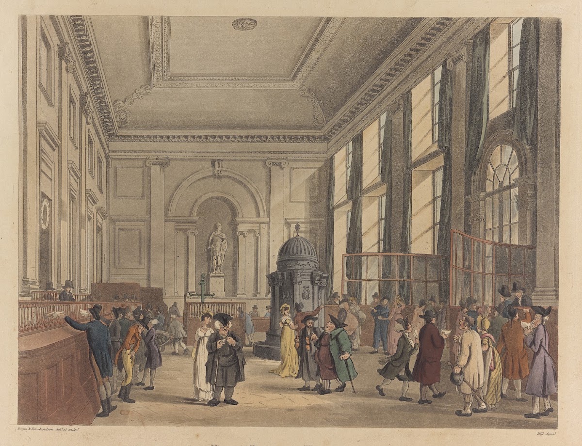 The Great Hall Bank of England 1808