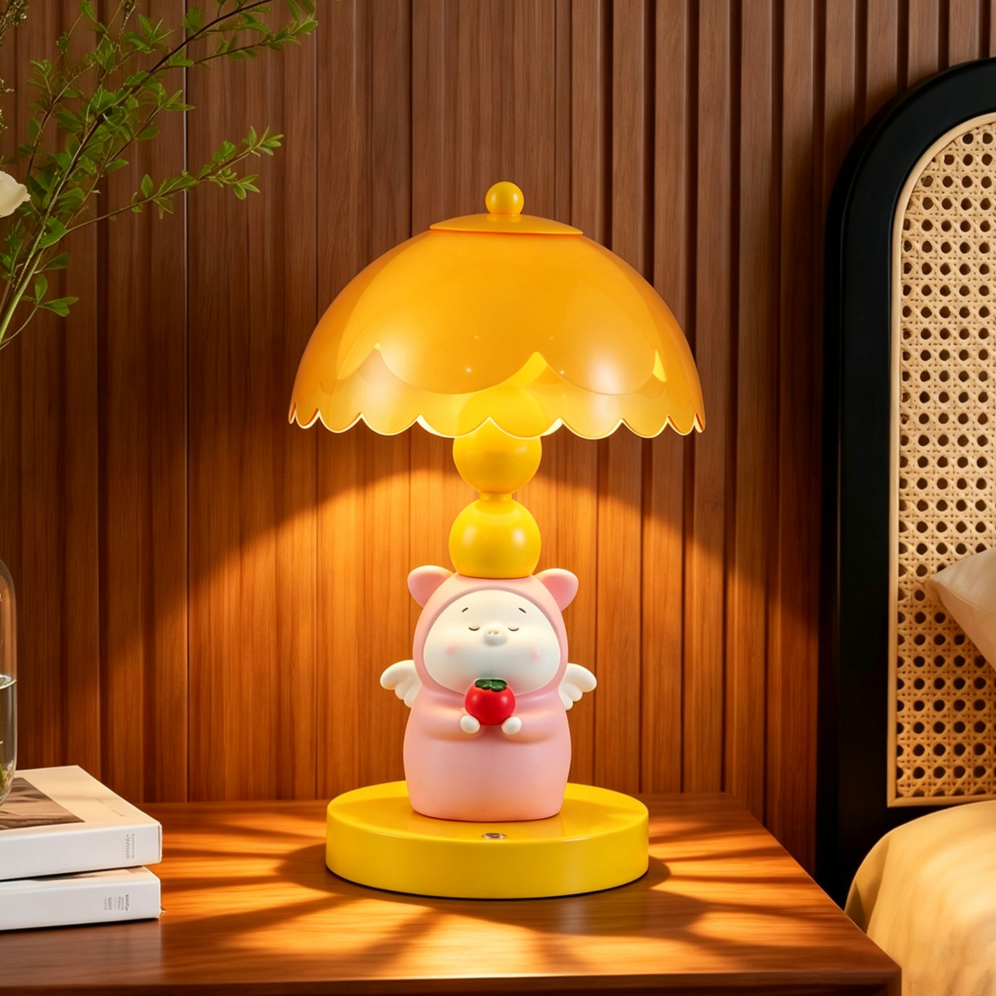 Cartoon Angel Pig Table Lamp