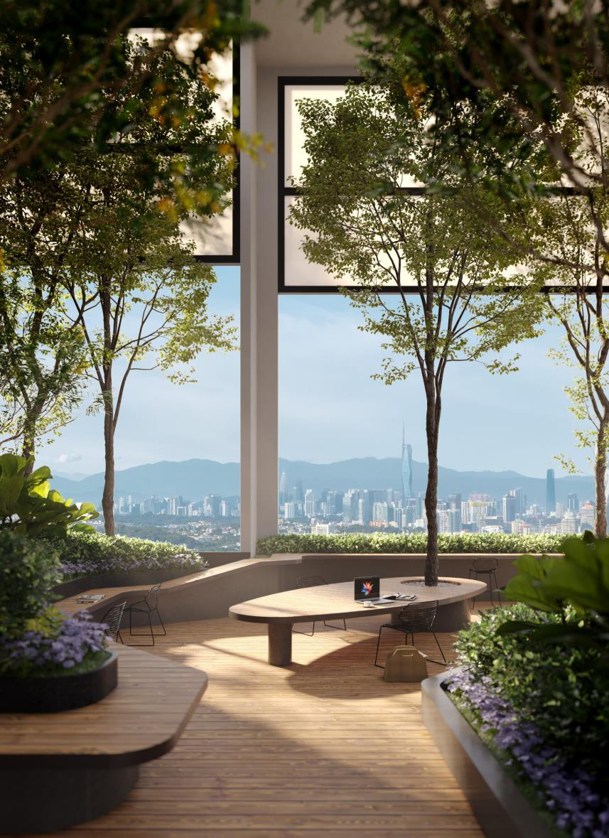 Gen Starz Residences — reading working corner