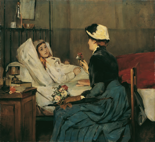 Der Besuch am Krankenbett 1883