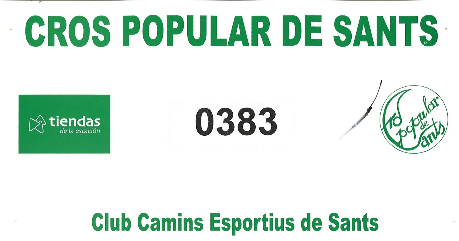 Dorsal de Cross de Sants