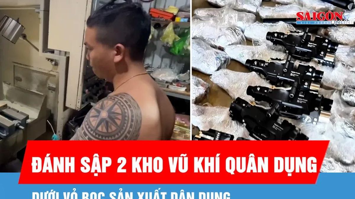 Triệt xóa 2 kho sản xuất vũ khí quân dụng núp bóng xưởng sản xuất dân dụng - Báo Sài Gòn Giải Phóng