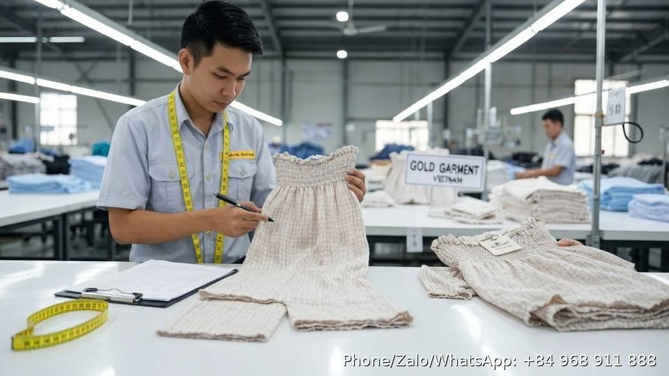 Smocked Wholesale - Gold Garment Vietnam
