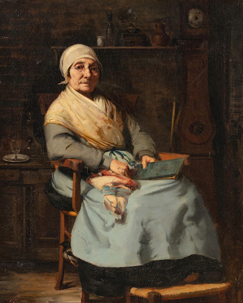 Portrait Of The Grand Mother Of The Artist 1883