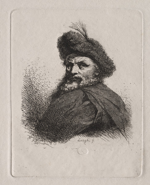 Bust of a Man with a Fur Cap early 1800s