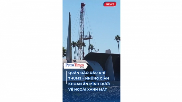 Công nghệ ngụy đài đỉnh cao: Giàn khoan dầu THUMS trông như hòn đảo tự nhiên