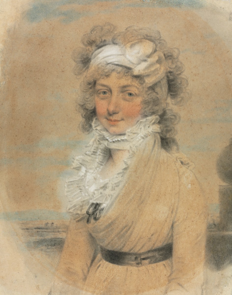 Young Lady with a White Bow on Her Head 1795
