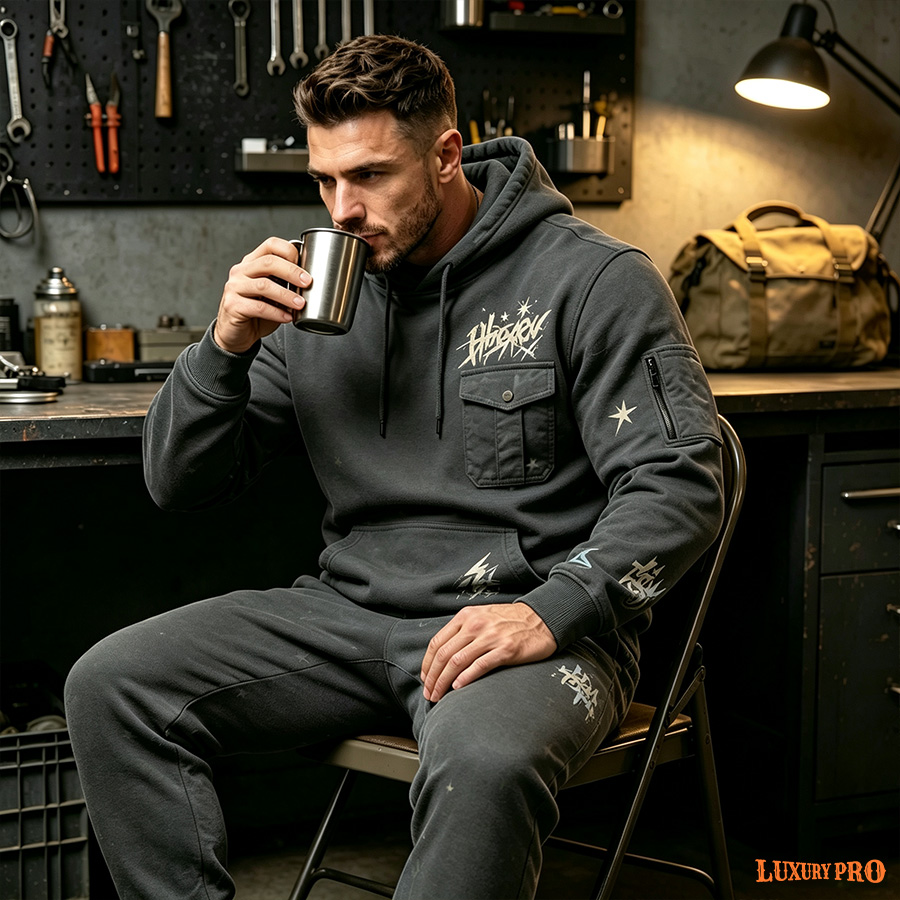 AOP Utility Hoodie