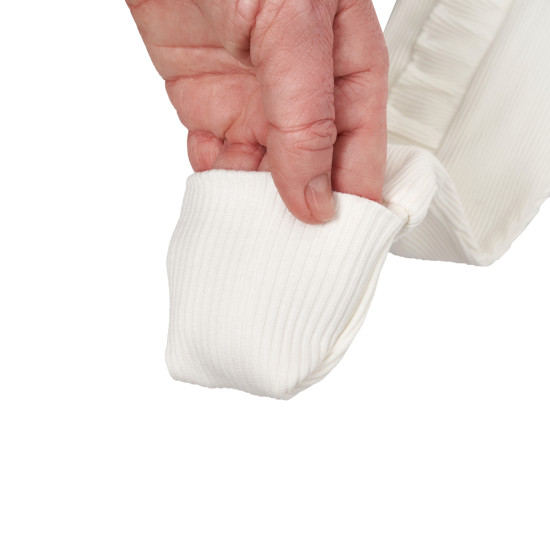 Дитячий набір Twins Ego Baby Girl (чоловічок на блискавці і шапка) 62р екрю