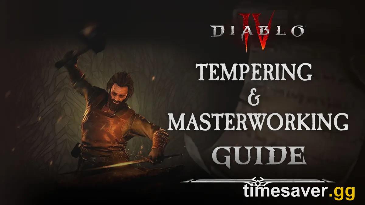 Diablo 4 Blacksmith at the forge — the Masterworking NPC in Season 14