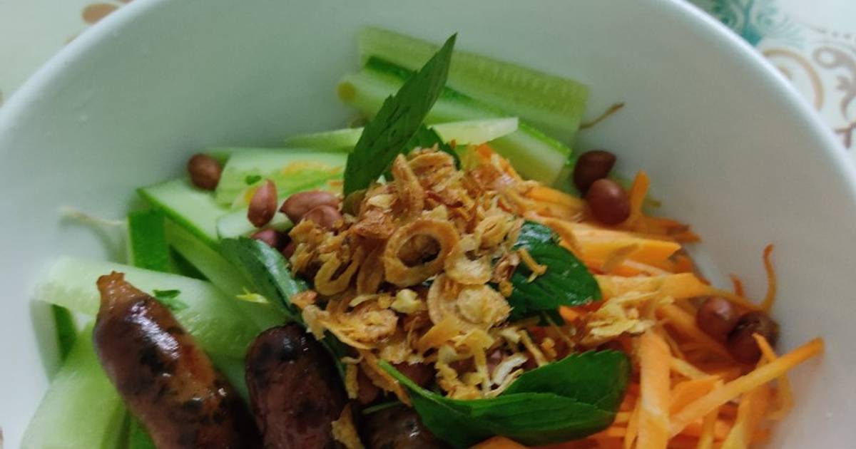 Bún nem nướng keto (Không bún)