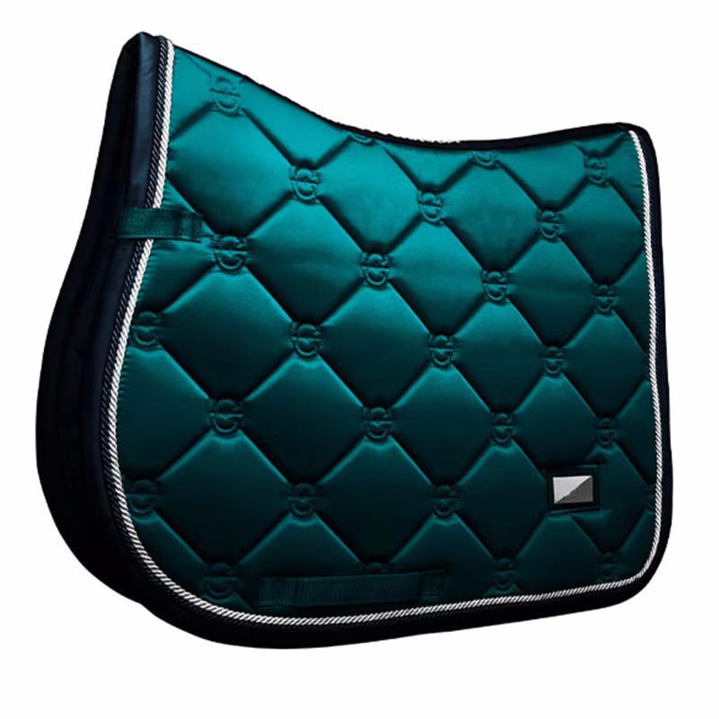 Satin saddle pad