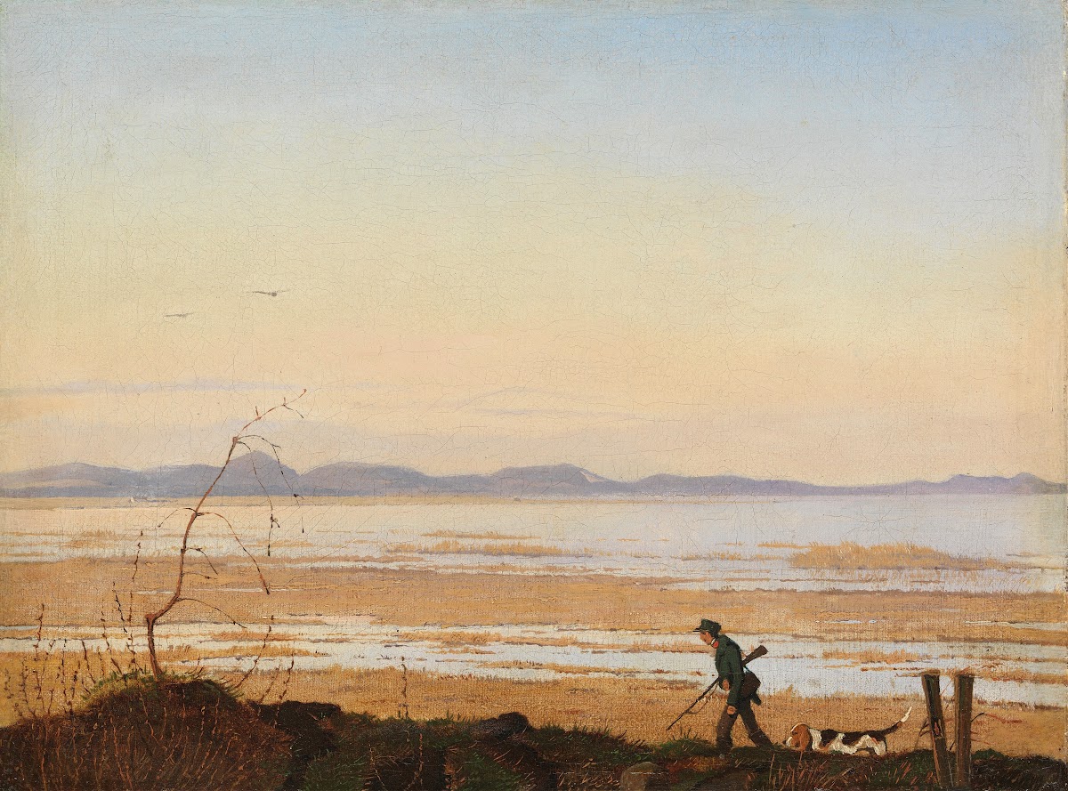 An Evening beside Lake Arresø ca 1837