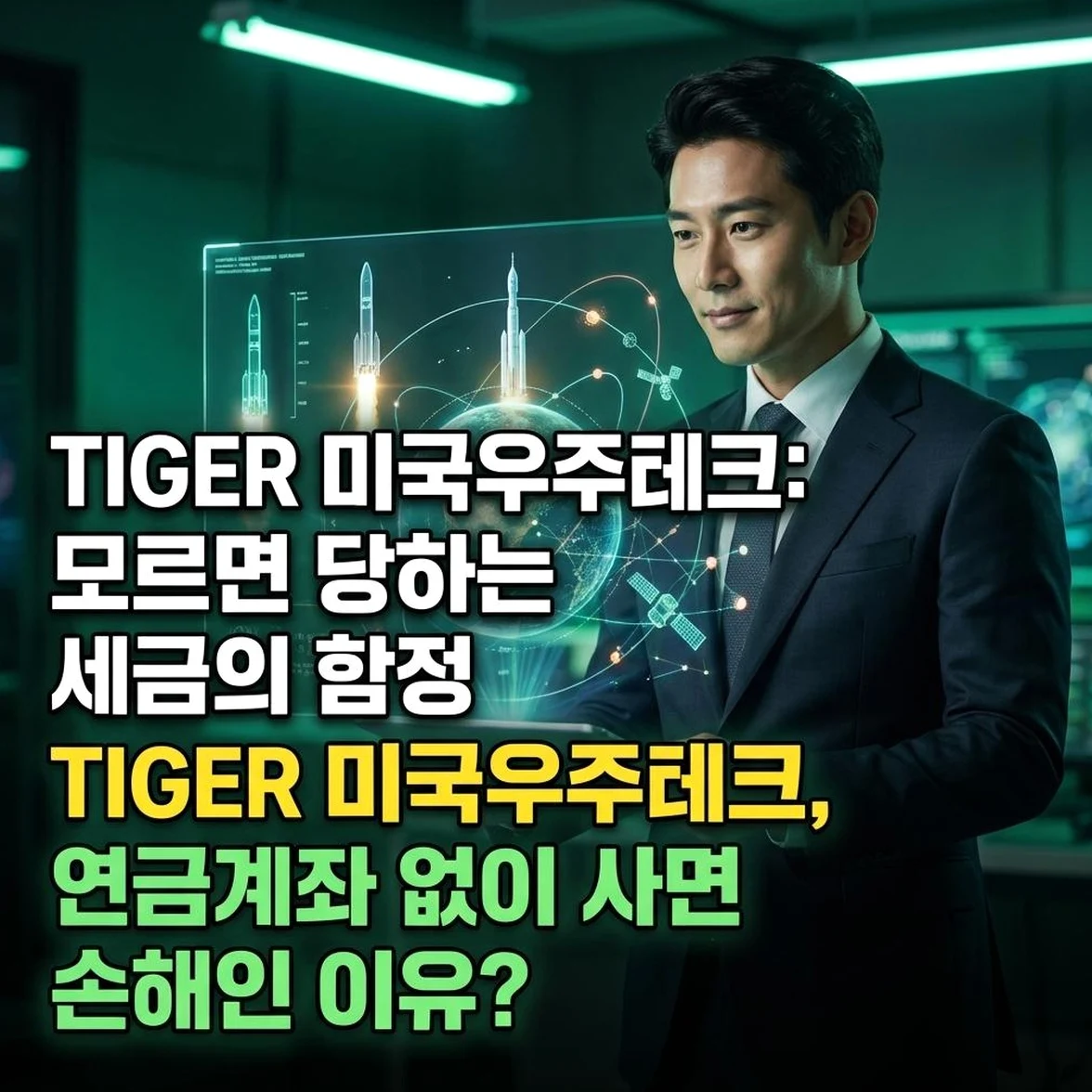 TIGER 미국우주테크, 장기 투자자가 수익률 다 깎아먹는 '세금'과 '수수료'의 함정