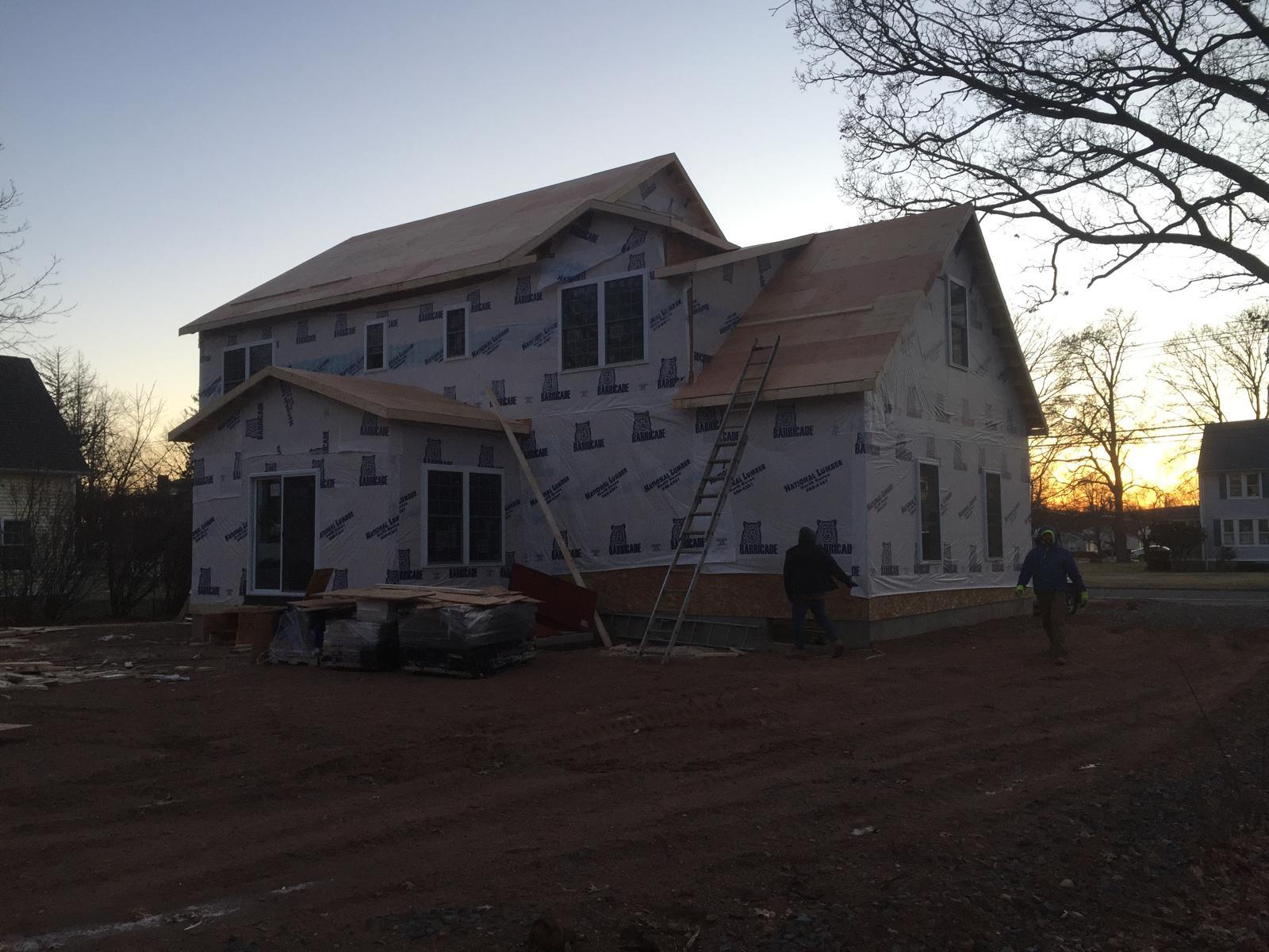 Large home framing
