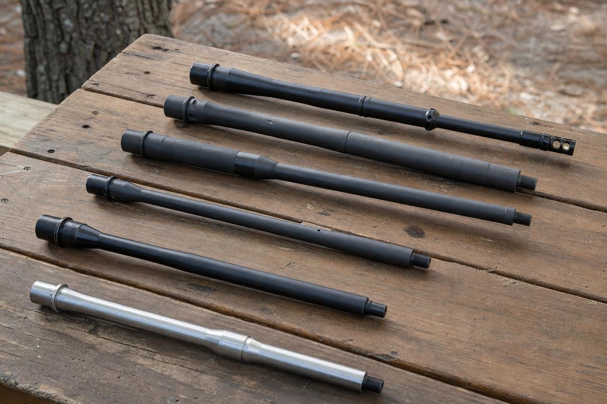 AR 15 barrel profile guide Government Pencil HBAR selection chart
