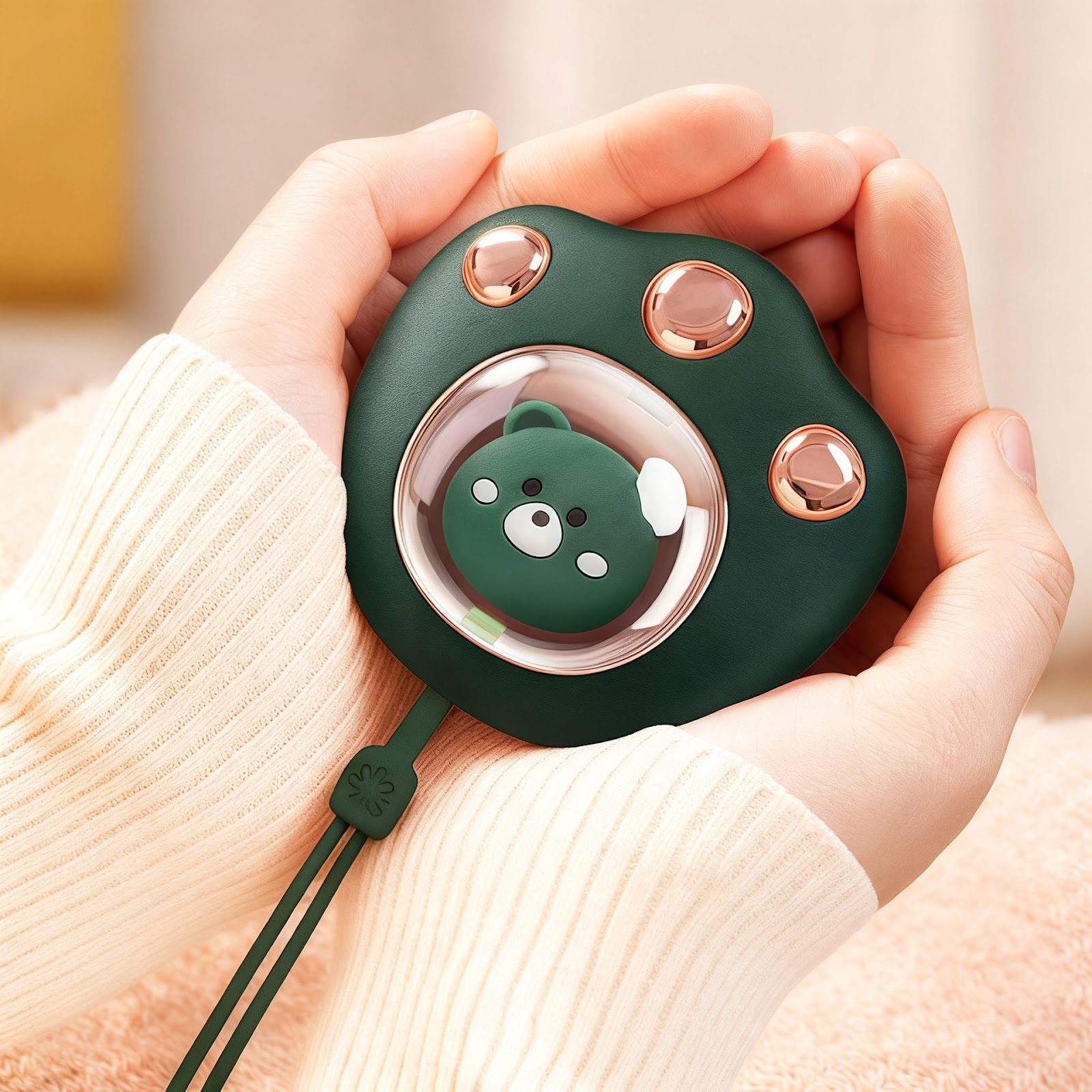 USB hand warmer, 300–500 mAh, two to three levels